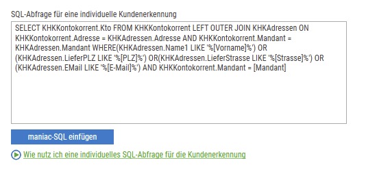 Kundenerkennung-eigens-SQL-statement
