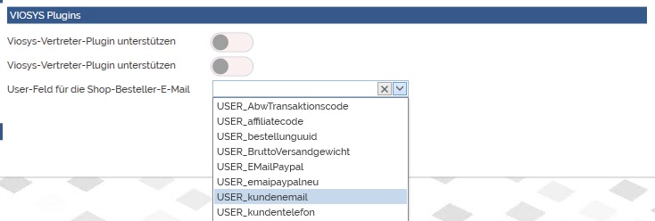 Viosys Vertreter-Plugin und B2B-Mitarbeiter-Plugin unterstützen